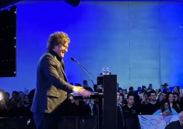 El l�der libertario dej� una bater�a de reflexiones muy punzantes en el cierre de la cita en C�rdoba.