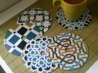 Portavasos de CD