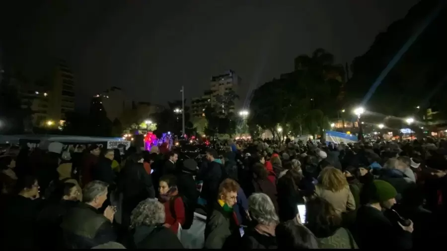 Cordobeses contrarios al Derecha Fest se manifestaron