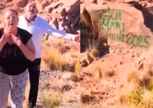 Piedras vandalizadas en Potrerillos: los turistas podr�an pagar hasta $24 millones