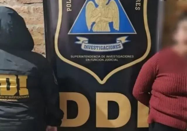 La depravada fue detenida por la Polic�a. (Foto: gentileza Cr�nica)