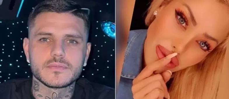 Mauro Icardi y Natasha Rey.