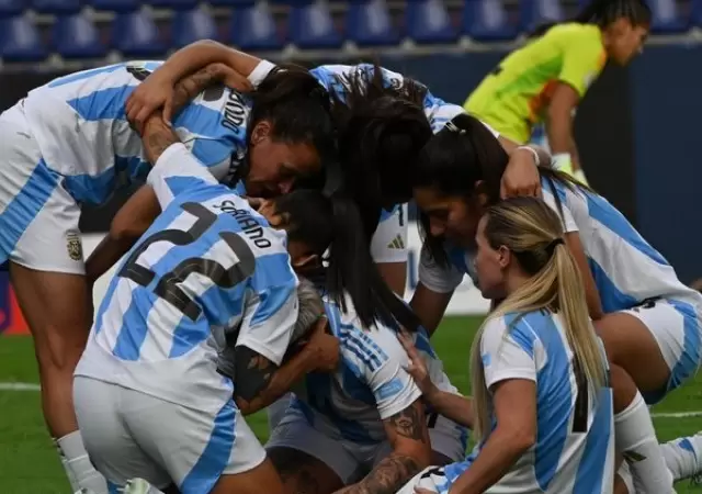 La celebraci�n del seleccionado femenino