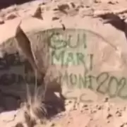 Identificaron a los turistas que vandalizaron el dique Potrerillos: �qu� pasar� con ellos?