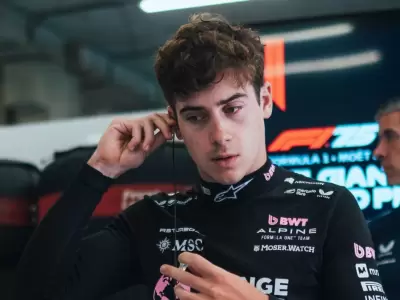 Colapinto tuvo un complicado viernes en Spa.