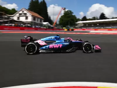 Franco Copalinto con su Alpine no tuvo una buena actuaci�n en la Sprint/ Fuente: Alpine