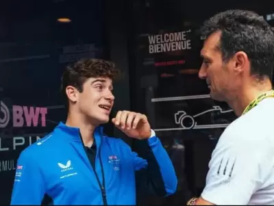La intimidad del encuentro entre Colapinto y Scaloni antes del Gran Premio de B�lgica