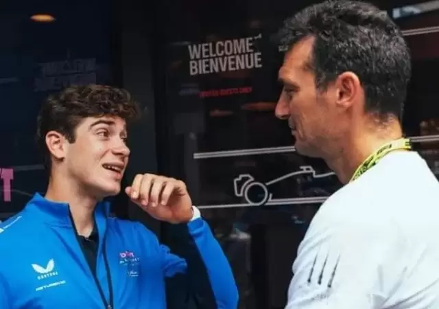 La intimidad del encuentro entre Colapinto y Scaloni antes del Gran Premio de B�lgica