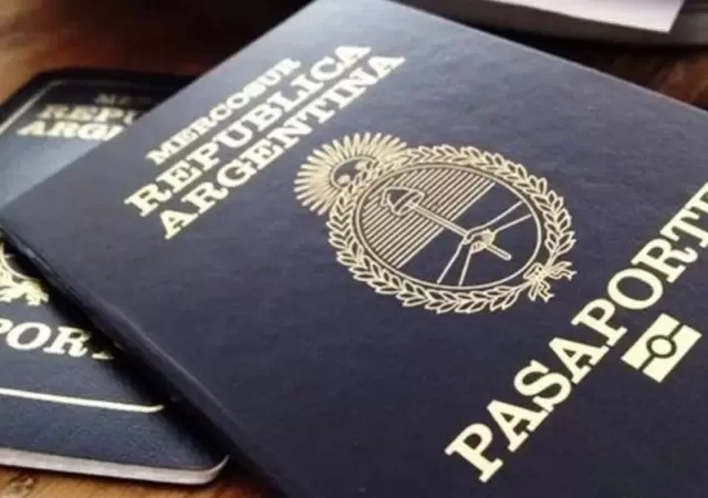 Pasaporte Argentino/ Fuente: web