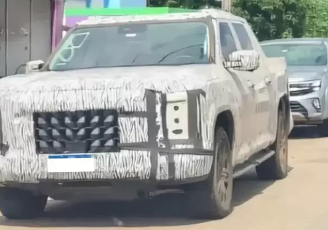 Fotos esp�a de la Amarok 2027.