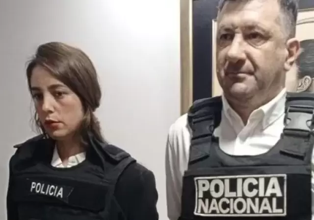 Iara Guinsel Costa y Eduardo Kueider.