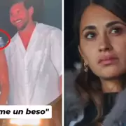 Video: el beso que Antonela quiso de Leo, pero nunca llegó
