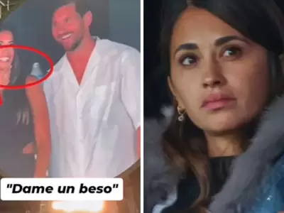 La Kiss Cam, Messi y Antonela: el mensaje no verbal que pas� desapercibido.