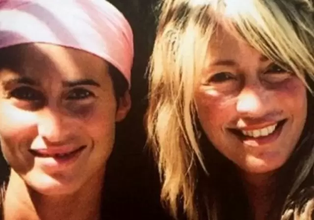 Cris Morena junto con su hija Romina Yan/ Foto de Archivo
