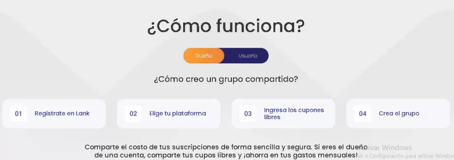 Así funciona Lank.