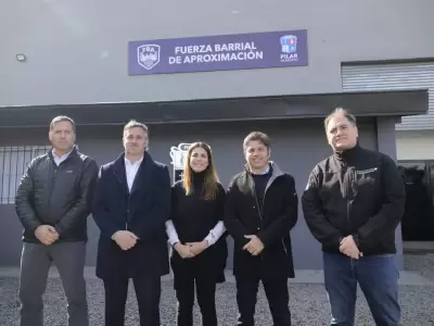 Kicillof en campa�a electoral.