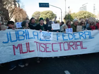 Marcha de jubilados.