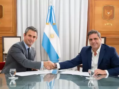 Mart�n Menem y Lisandro Catal�n