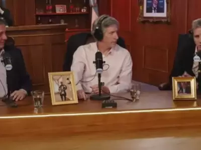 El ministro de Econom�a en una entrevista por streeming/
