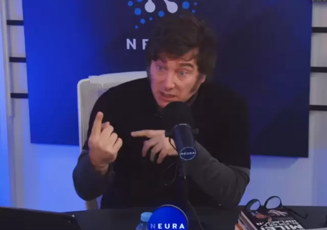 Javier Milei en Neura.