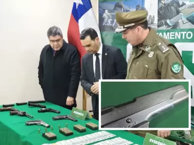 Tres argentinos fueron detenidos en Chile.
