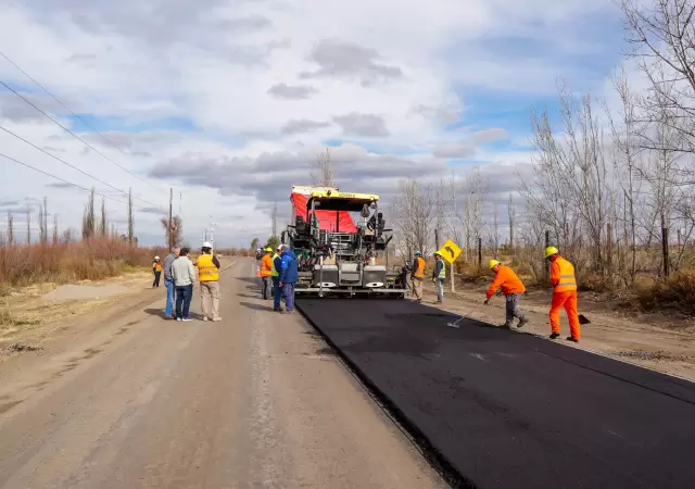 Obras de vialidad en Mendoza