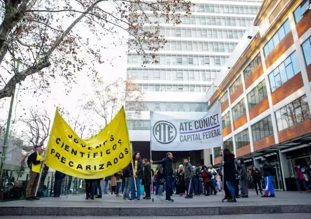 Protestas en el Conicet