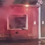 Muri� un hombre de 70 a�os al quedar atrapado en el incendio de su casa