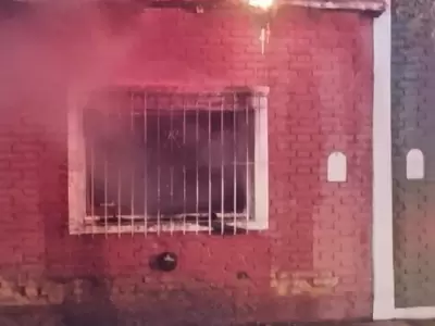 La vivienda en de Godoy Cruz en la que se produjo el siniestro/ Fuente: Cuanta de X de Mat�as Pascualetti