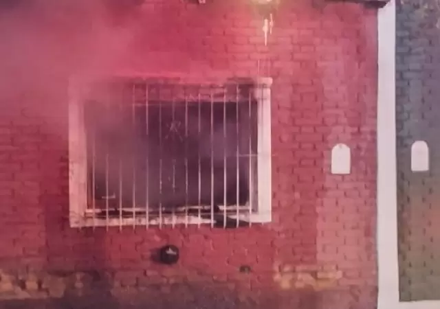 La vivienda en de Godoy Cruz en la que se produjo el siniestro/ Fuente: Cuanta de X de Mat�as Pascualetti