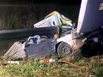 Accidente en la Ruta Nacional 19/ Fuente: Polic�a de C�rdoba
