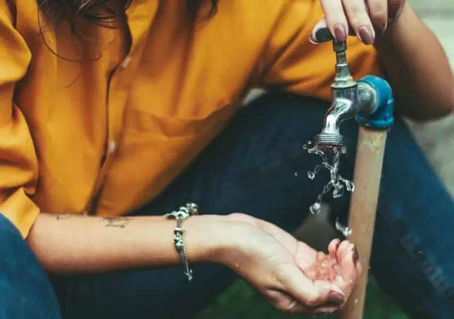 Corte de agua en Luj�n de Cuyo.
