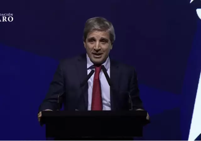El ministro de econom�a, Luis Caputo, fue contundente cuando se refiri� a la izquierda/