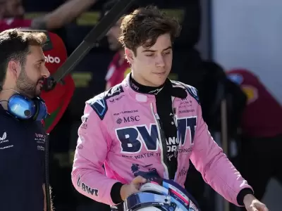 Franco Colapinto tuvo un fin de semana para el olvido luego de que su equipo se demorara m�s de lo usual en boxes/ Fuente: Alpine