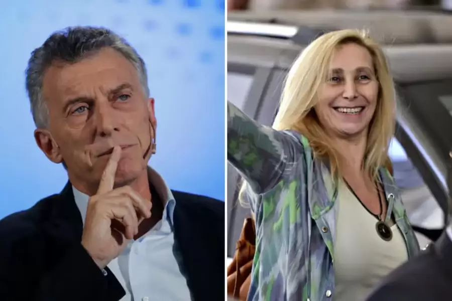 Karina Milei y Mauricio Macri