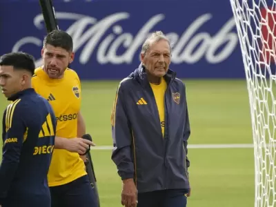 Miguel �ngel Russo, DT de Boca.