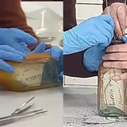Misterioso mensaje del pasado que fue encontrado en Australia en una botella de 122 a�os