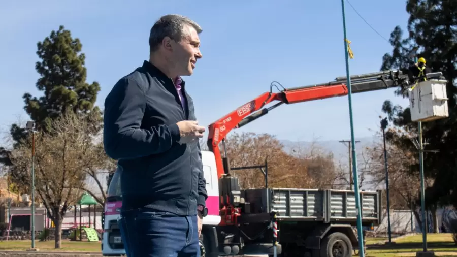 El Intendente encabezó el operativo.