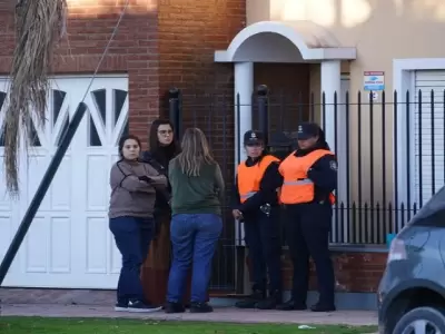 La vivienda donde ocurri� el atroz crimen.