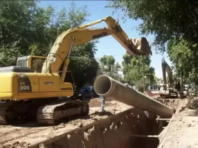 Obras de agua en Luj�n de Cuyo