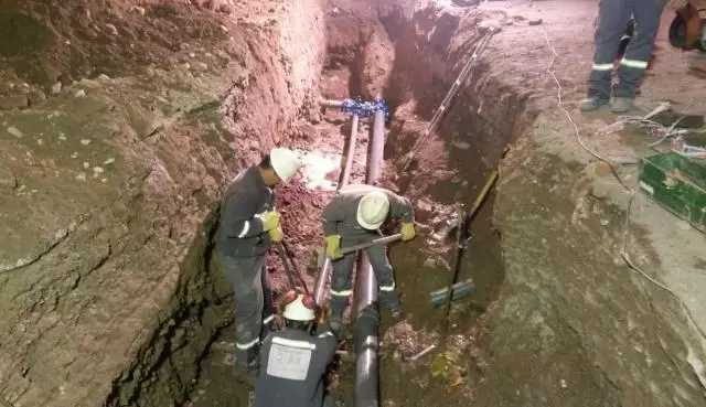 Obras de agua en Luj�n de Cuyo