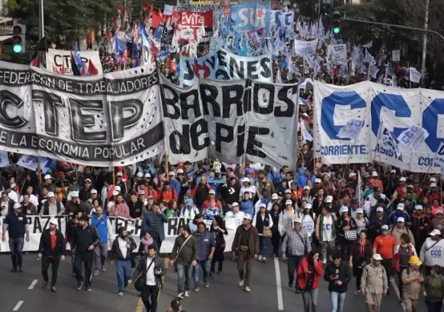 Marcha por San Cayetano.