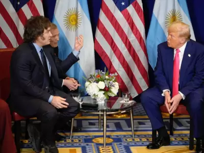 Milei quiere cerrar un acuerdo que deje a la Argentina fuera de los da�os colaterales de la guerra comercial de Trump.