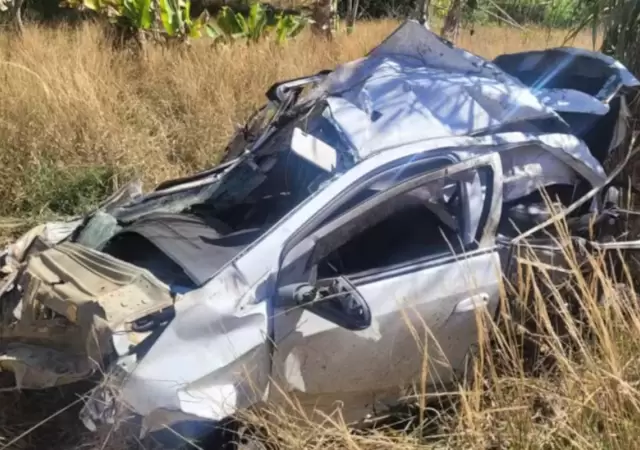 El auto de la tragedia.