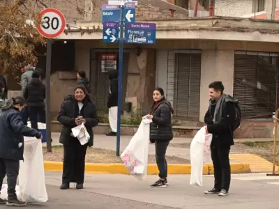 Se recolectaron 25 bolsas de consorcio de material seco que servir� para tareas de reciclaje.