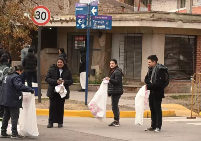 Se recolectaron 25 bolsas de consorcio de material seco que servir� para tareas de reciclaje.