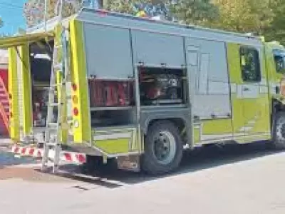 Bomberos Voluntarios de Godoy Cruz asistieron al colegio/