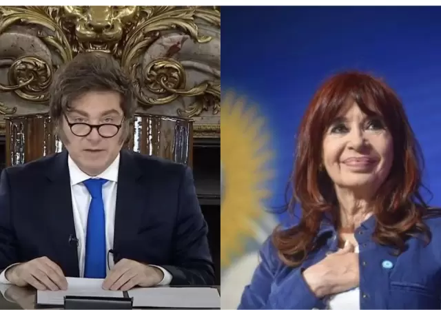 La expresidenta Cristina Kirchner critic� fuertemente al presidente Javier Milei por su cadena nacional/ Fuente: Ciudadano News