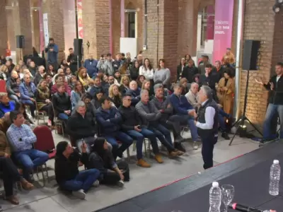 El gobernador Cornejo habla ante el Congreso Partidario. (Foto: UCR)