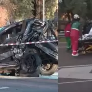 Violento triple choque en General Paz dej� 9 heridos y caos vehicular